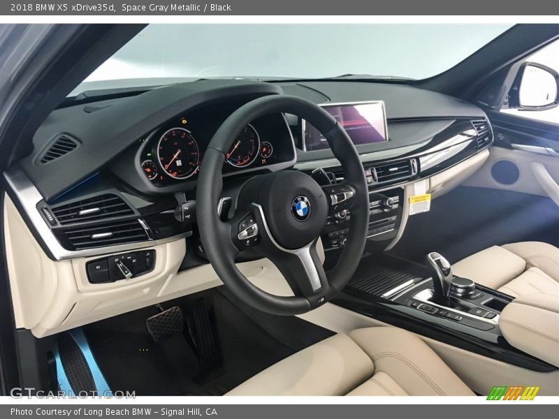 Space Gray Metallic / Black 2018 BMW X5 xDrive35d