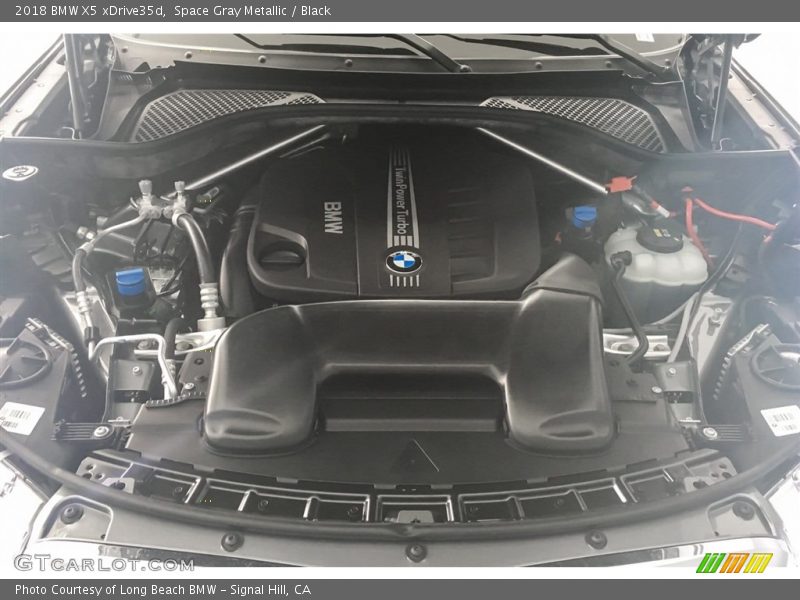 Space Gray Metallic / Black 2018 BMW X5 xDrive35d