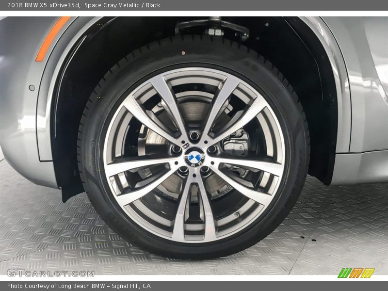 Space Gray Metallic / Black 2018 BMW X5 xDrive35d