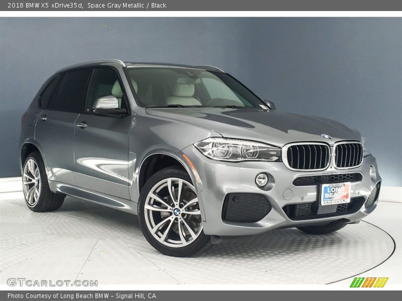 Space Gray Metallic / Black 2018 BMW X5 xDrive35d