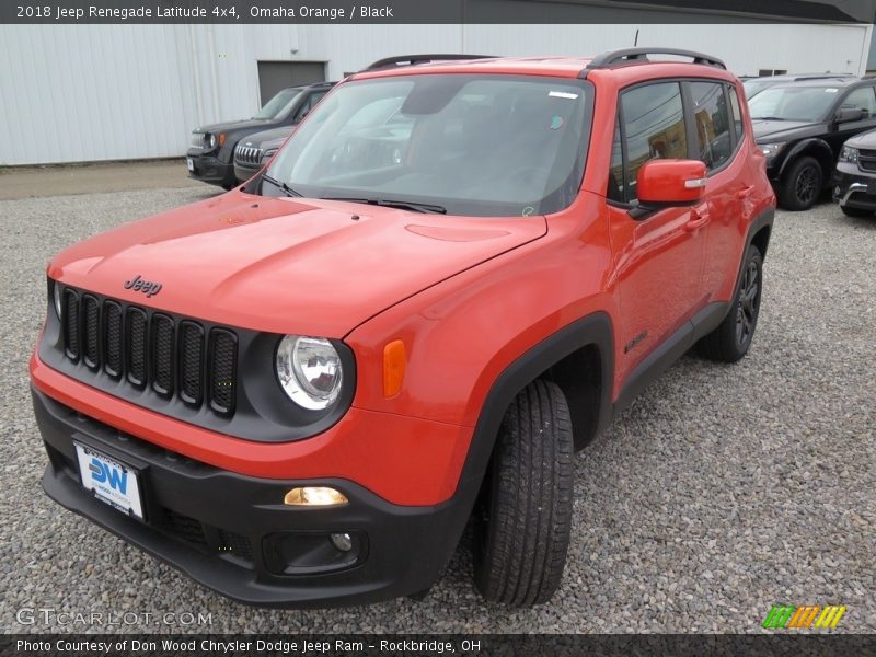 Omaha Orange / Black 2018 Jeep Renegade Latitude 4x4