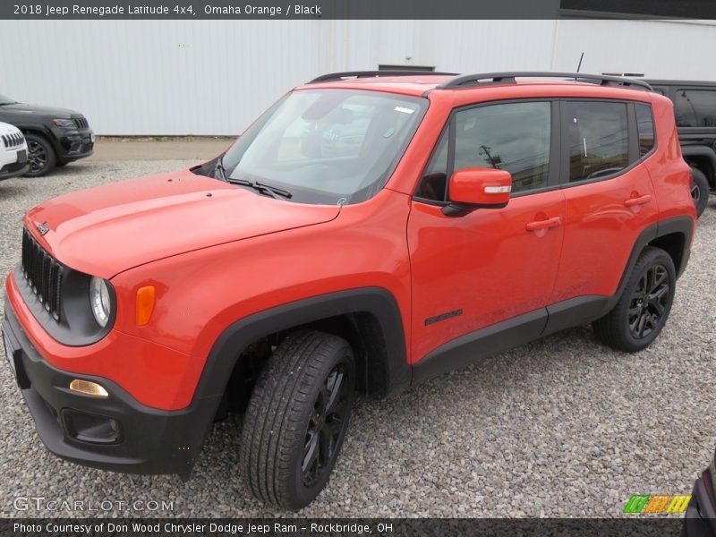 Omaha Orange / Black 2018 Jeep Renegade Latitude 4x4