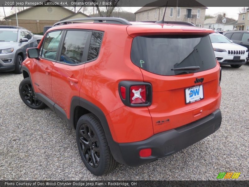 Omaha Orange / Black 2018 Jeep Renegade Latitude 4x4