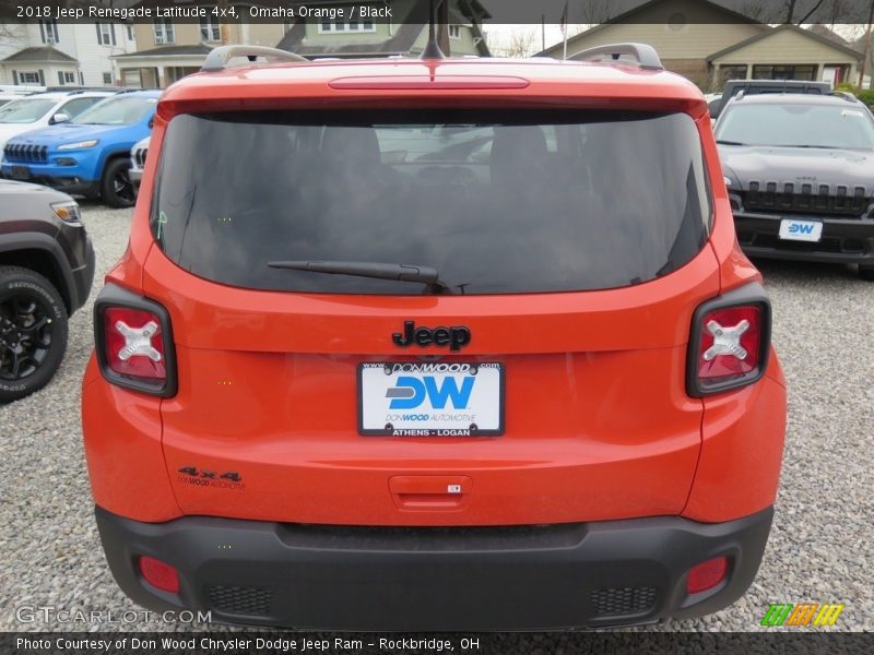 Omaha Orange / Black 2018 Jeep Renegade Latitude 4x4