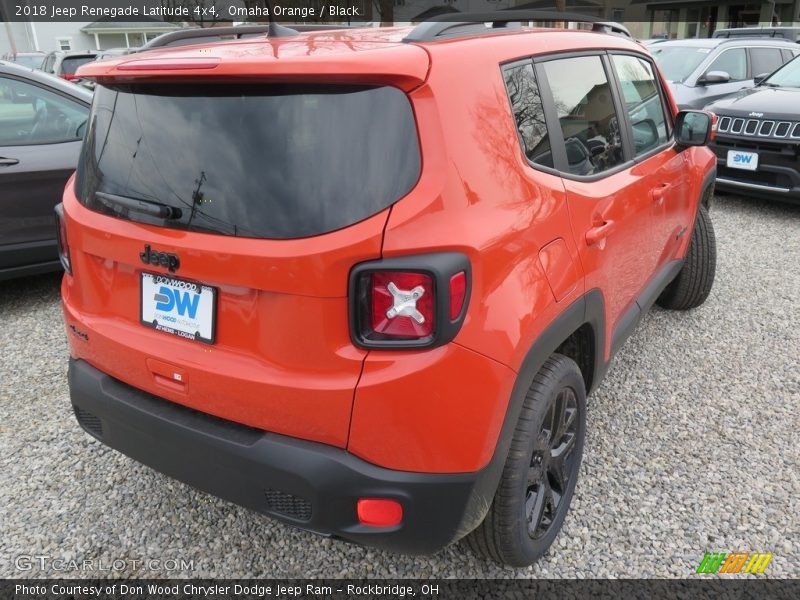 Omaha Orange / Black 2018 Jeep Renegade Latitude 4x4