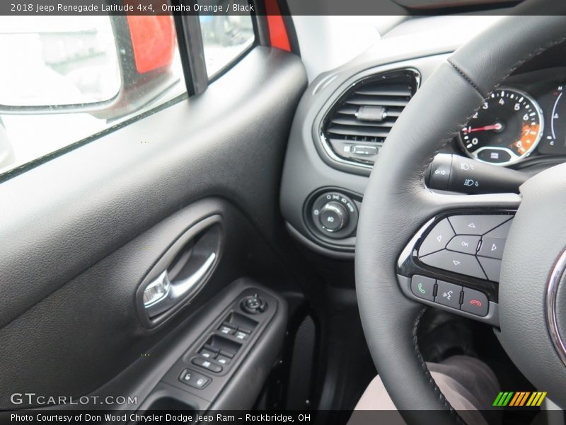 Omaha Orange / Black 2018 Jeep Renegade Latitude 4x4