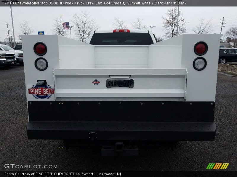 Summit White / Dark Ash/Jet Black 2018 Chevrolet Silverado 3500HD Work Truck Crew Cab 4x4 Chassis