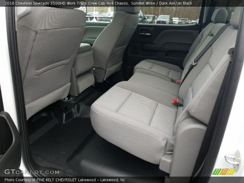 Summit White / Dark Ash/Jet Black 2018 Chevrolet Silverado 3500HD Work Truck Crew Cab 4x4 Chassis