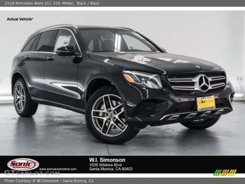 Black / Black 2018 Mercedes-Benz GLC 300 4Matic