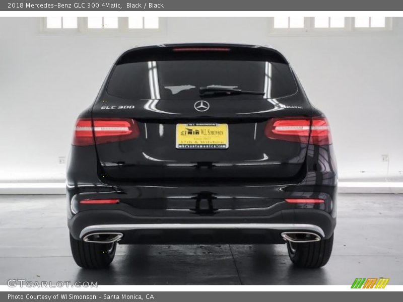 Black / Black 2018 Mercedes-Benz GLC 300 4Matic