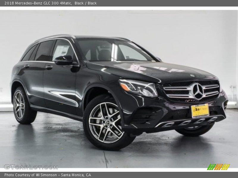 Black / Black 2018 Mercedes-Benz GLC 300 4Matic