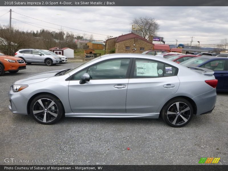 Ice Silver Metallic / Black 2018 Subaru Impreza 2.0i Sport 4-Door