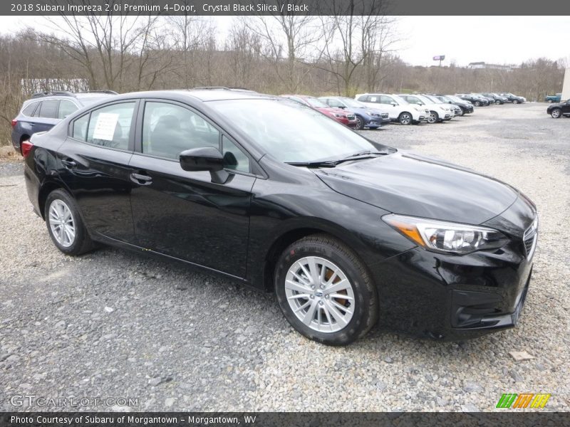 Crystal Black Silica / Black 2018 Subaru Impreza 2.0i Premium 4-Door