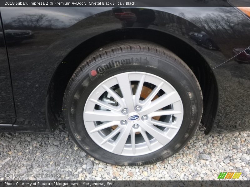 Crystal Black Silica / Black 2018 Subaru Impreza 2.0i Premium 4-Door