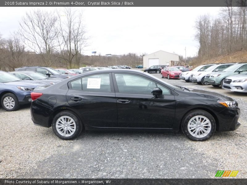 Crystal Black Silica / Black 2018 Subaru Impreza 2.0i Premium 4-Door