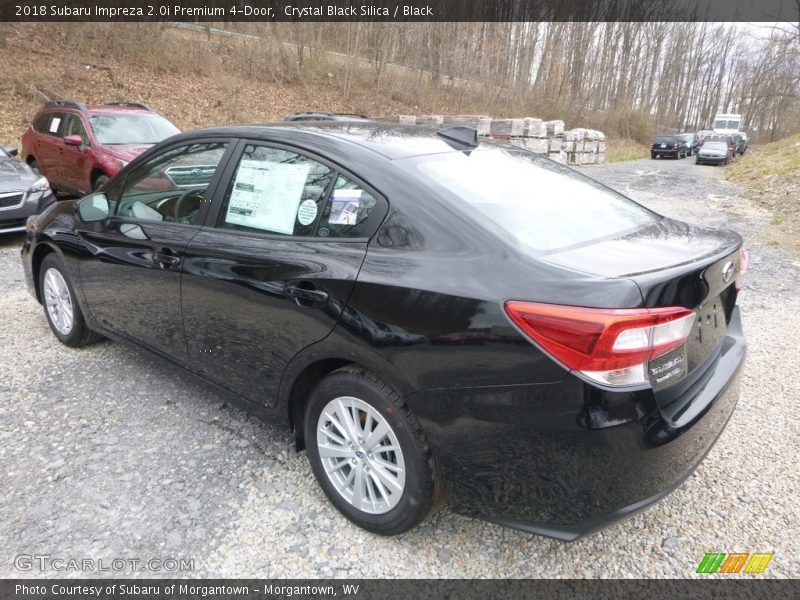 Crystal Black Silica / Black 2018 Subaru Impreza 2.0i Premium 4-Door