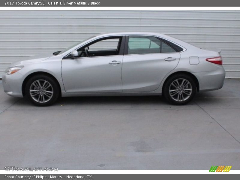 Celestial Silver Metallic / Black 2017 Toyota Camry SE