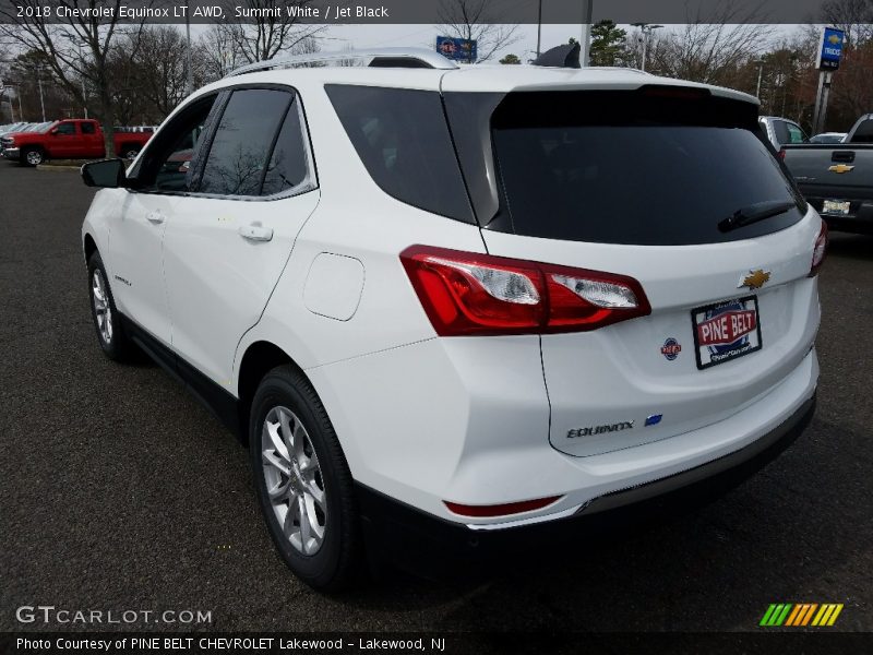 Summit White / Jet Black 2018 Chevrolet Equinox LT AWD