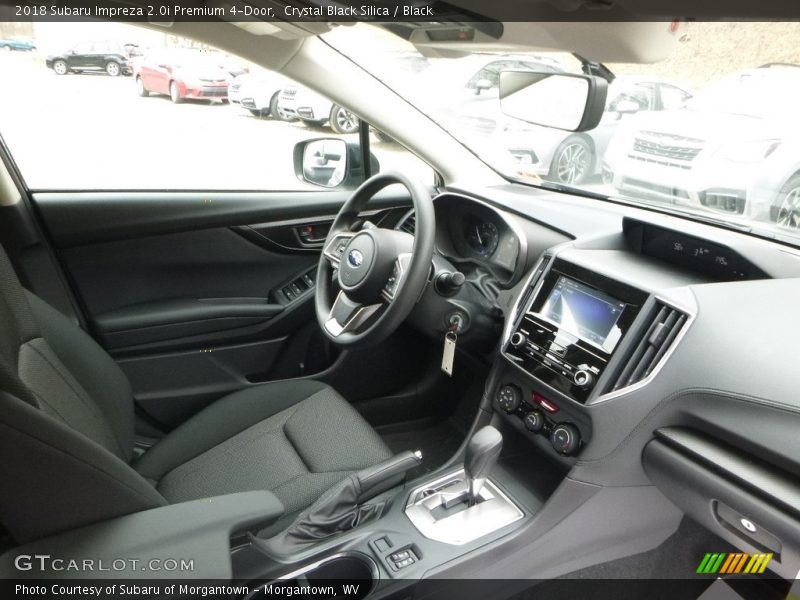 Crystal Black Silica / Black 2018 Subaru Impreza 2.0i Premium 4-Door