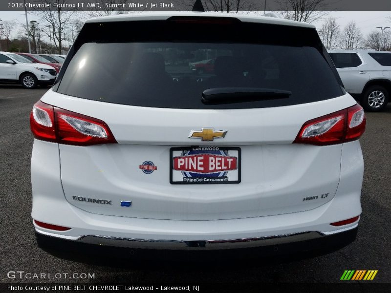 Summit White / Jet Black 2018 Chevrolet Equinox LT AWD