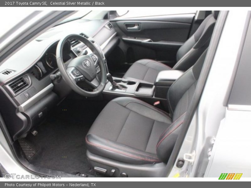 Celestial Silver Metallic / Black 2017 Toyota Camry SE