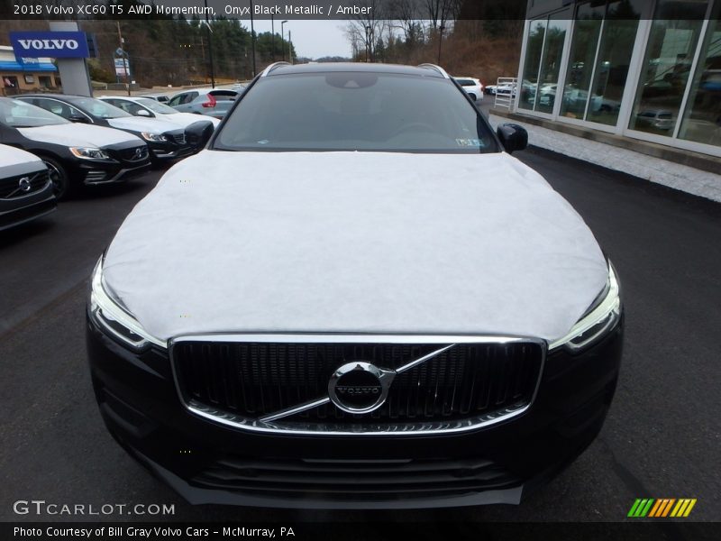 Onyx Black Metallic / Amber 2018 Volvo XC60 T5 AWD Momentum