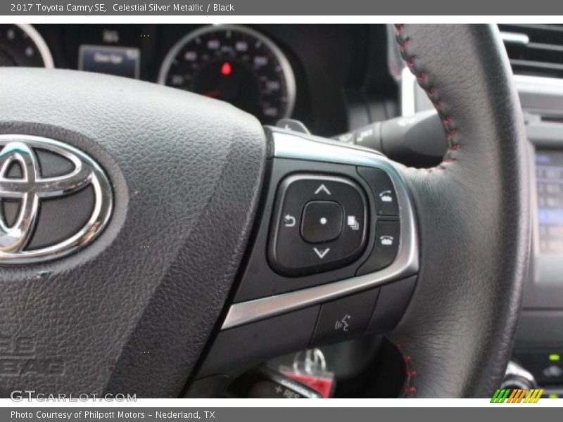 Celestial Silver Metallic / Black 2017 Toyota Camry SE