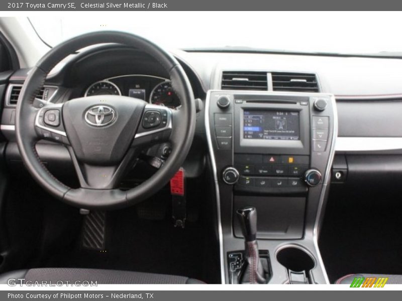 Celestial Silver Metallic / Black 2017 Toyota Camry SE