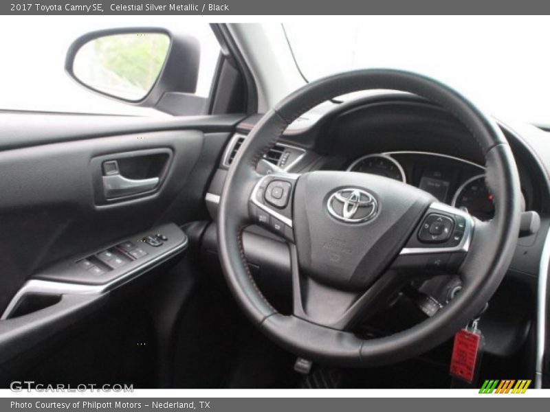 Celestial Silver Metallic / Black 2017 Toyota Camry SE