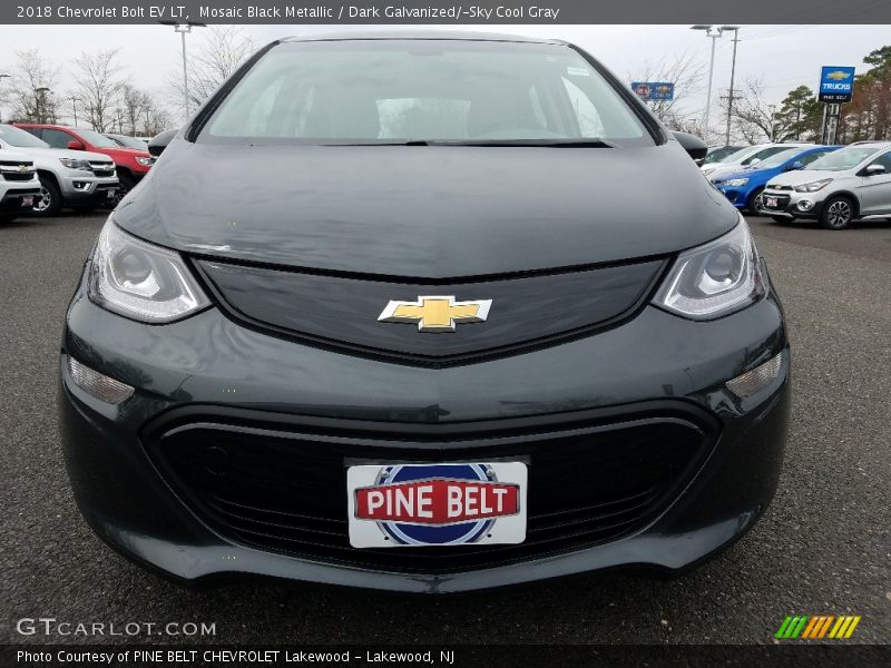 Mosaic Black Metallic / Dark Galvanized/­Sky Cool Gray 2018 Chevrolet Bolt EV LT