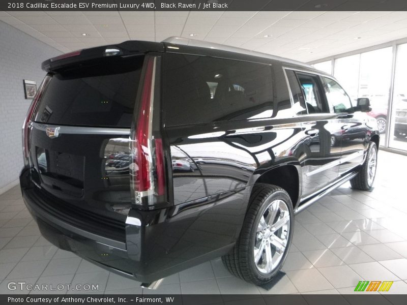 Black Raven / Jet Black 2018 Cadillac Escalade ESV Premium Luxury 4WD