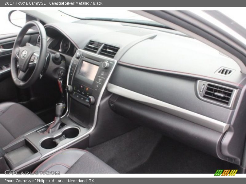 Celestial Silver Metallic / Black 2017 Toyota Camry SE