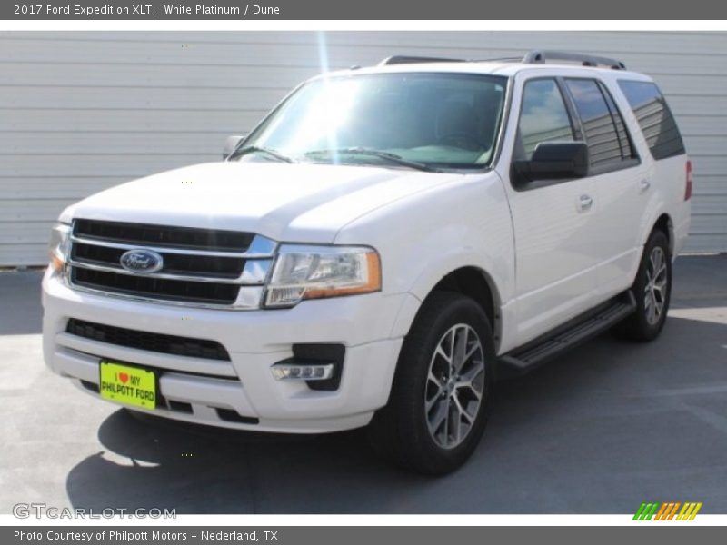 White Platinum / Dune 2017 Ford Expedition XLT
