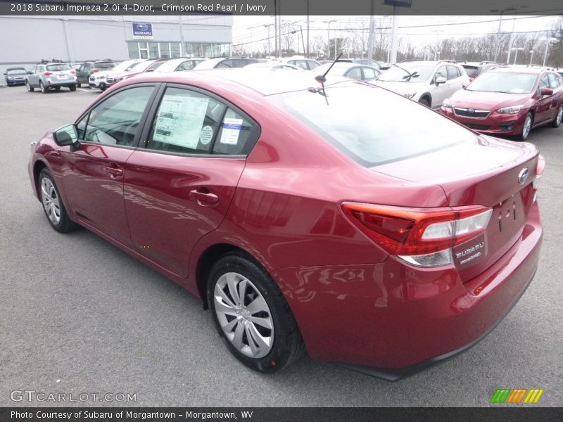 Crimson Red Pearl / Ivory 2018 Subaru Impreza 2.0i 4-Door