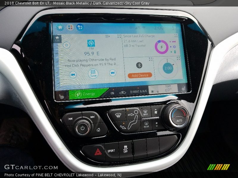 Mosaic Black Metallic / Dark Galvanized/­Sky Cool Gray 2018 Chevrolet Bolt EV LT