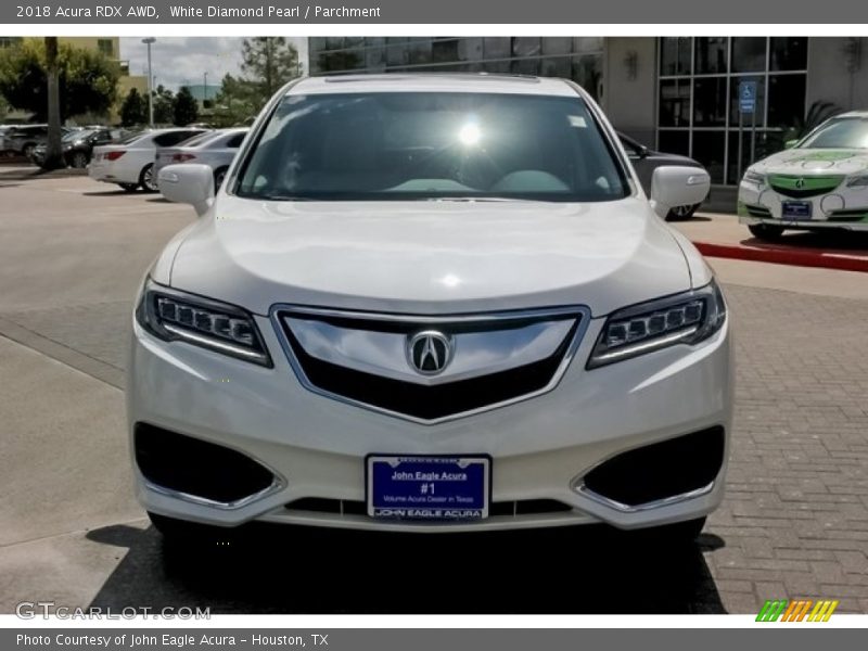 White Diamond Pearl / Parchment 2018 Acura RDX AWD
