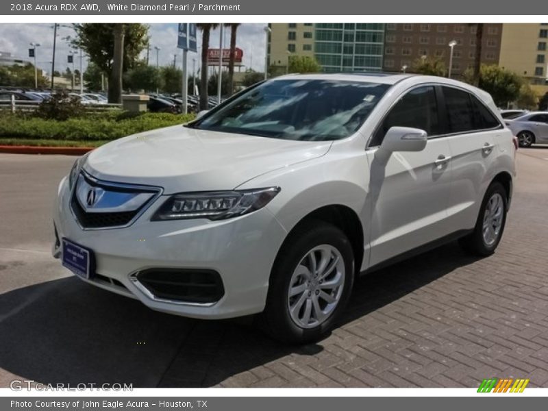 White Diamond Pearl / Parchment 2018 Acura RDX AWD