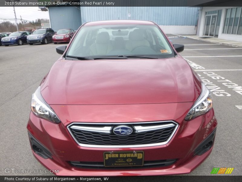 Crimson Red Pearl / Ivory 2018 Subaru Impreza 2.0i 4-Door