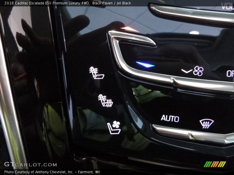 Black Raven / Jet Black 2018 Cadillac Escalade ESV Premium Luxury 4WD