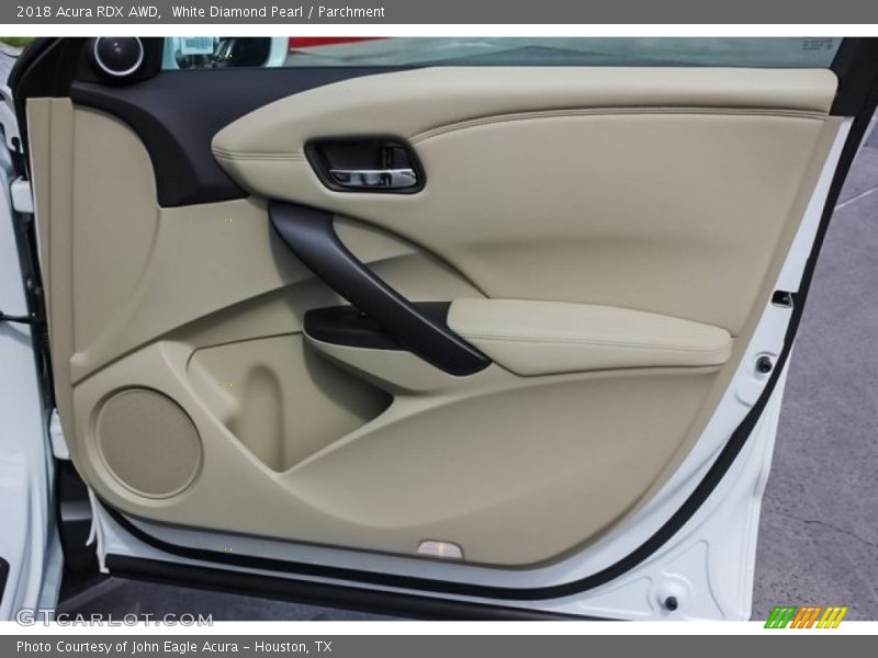 White Diamond Pearl / Parchment 2018 Acura RDX AWD