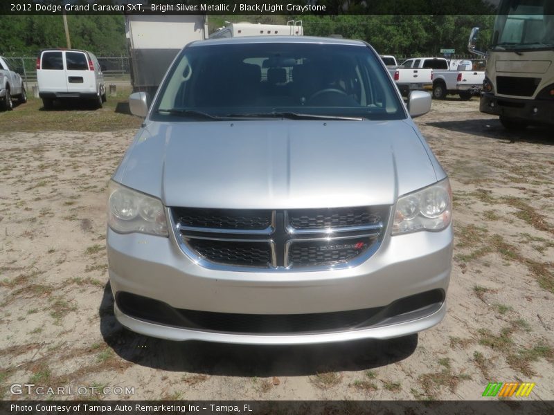 Bright Silver Metallic / Black/Light Graystone 2012 Dodge Grand Caravan SXT