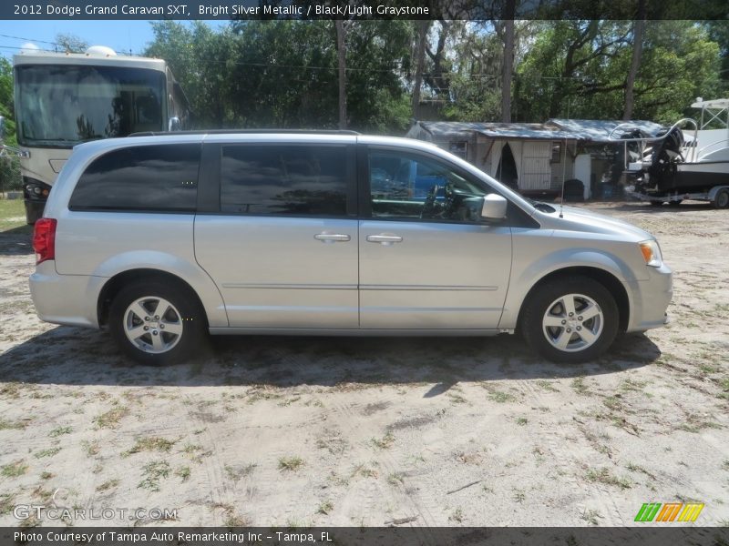 Bright Silver Metallic / Black/Light Graystone 2012 Dodge Grand Caravan SXT