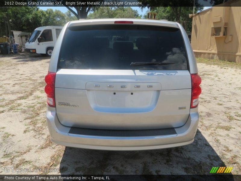Bright Silver Metallic / Black/Light Graystone 2012 Dodge Grand Caravan SXT