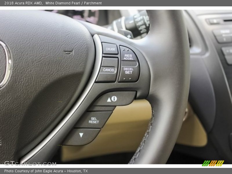 White Diamond Pearl / Parchment 2018 Acura RDX AWD