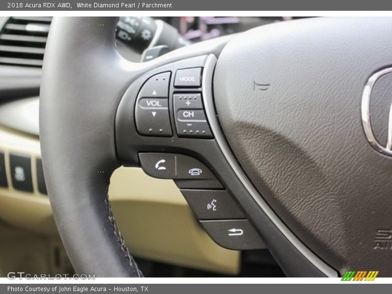 White Diamond Pearl / Parchment 2018 Acura RDX AWD