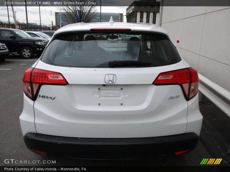 White Orchid Pearl / Gray 2016 Honda HR-V LX AWD