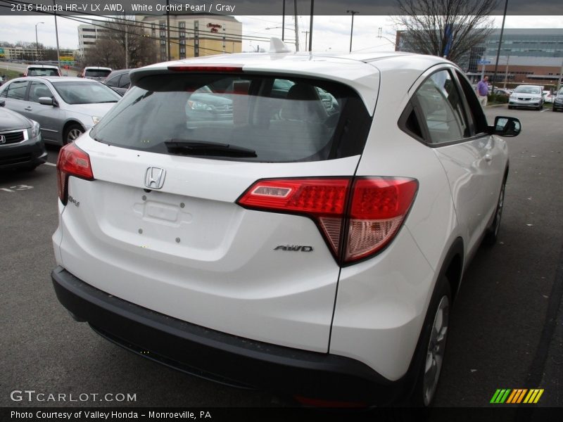 White Orchid Pearl / Gray 2016 Honda HR-V LX AWD