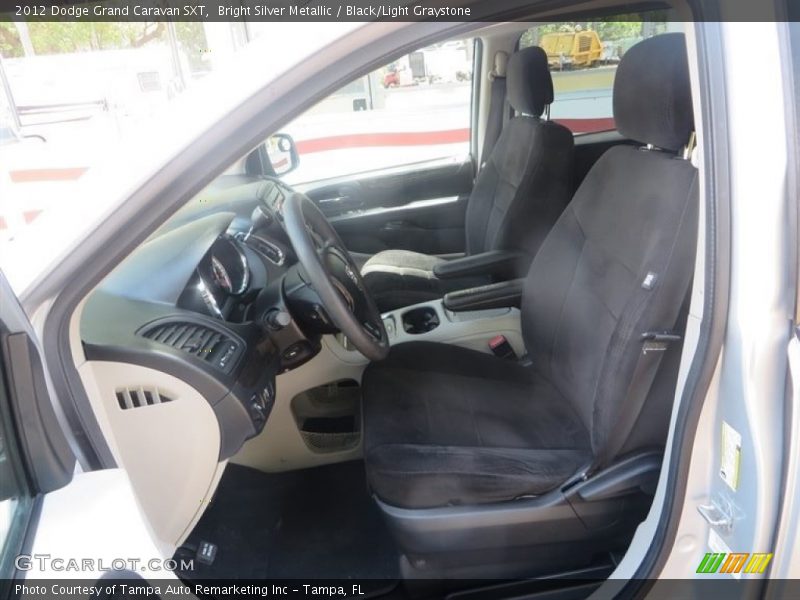 Bright Silver Metallic / Black/Light Graystone 2012 Dodge Grand Caravan SXT