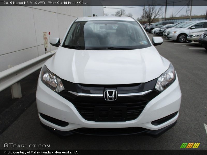 White Orchid Pearl / Gray 2016 Honda HR-V LX AWD