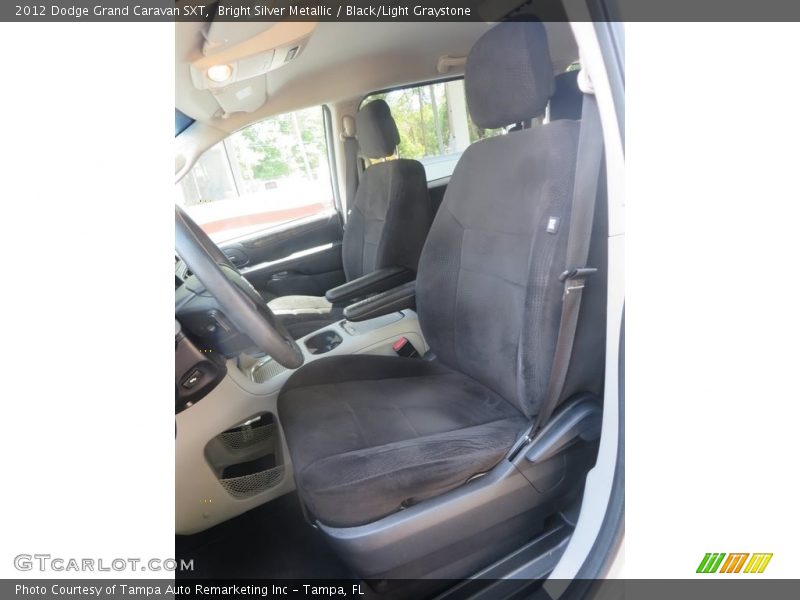 Bright Silver Metallic / Black/Light Graystone 2012 Dodge Grand Caravan SXT